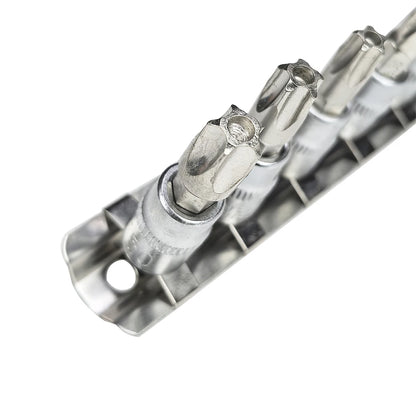 9pcs/set 5 Point Star Torx Screwdriver Bit Drive Socket Pentalobe TS10 TS15 TS20 TS25 TS27 TS30 TS40 TS45 TS50 Tools