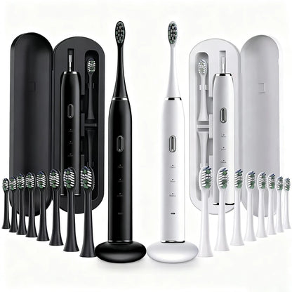 Compatible with Oral B Ultra Electric Toothbrush 3D Rotation Rechargeable Teeth Brush Pressure Sensor 8 Brushing Modes 2 Min Tim