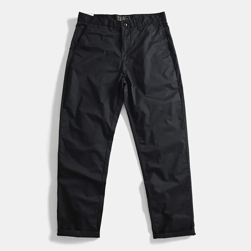 Heavyweight Thick Japanese Retro Pure Cotton Work Trousers Autumn Winter Men's Loose Casual Outdoor Straight Leg Pants Large ...