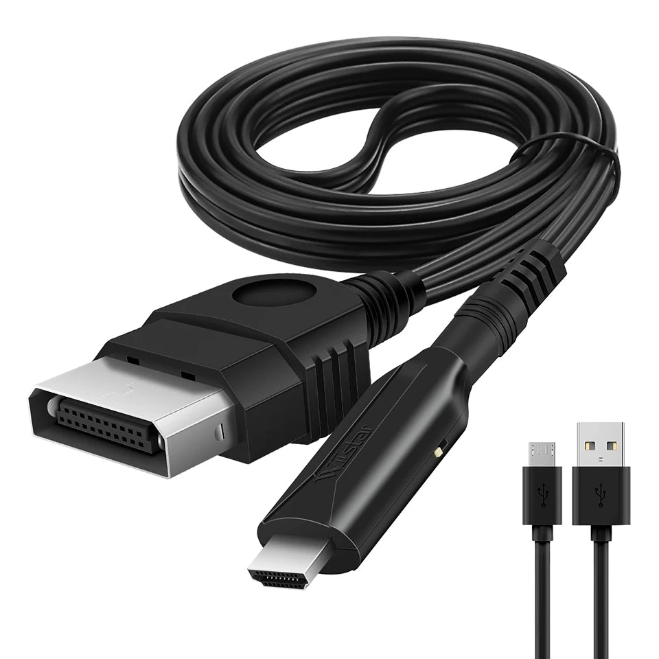 Original Xbox Game to HDMI Video Audio Converter Adapter, 1080P Xbox  to HDMI-compatible Cable  for Original Xbox Game Monitor