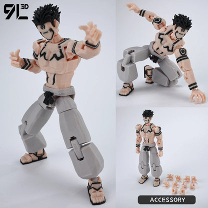 9L 3D Printed Anime Jujutsu Kaisen Sukuna Lucky13 Dummy 13 Movable Shapeshift T13 Action Figures Mannequin Toys for Collectors