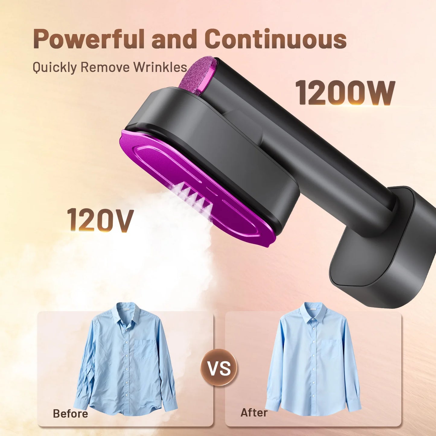 Portable Iron Clothes Machine Multi Functional Handheld Steam Iron Garment Steamers Ironing Machine Travel Vertical Steam Iron