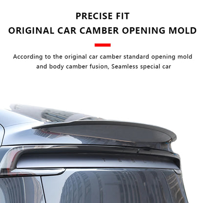 ABS Carbon Fiber Spoiler For Tesla Model Y Juniper 2025 Rear Trunk Wing Lid Spoiler Original Modified Car Exterior Accessories