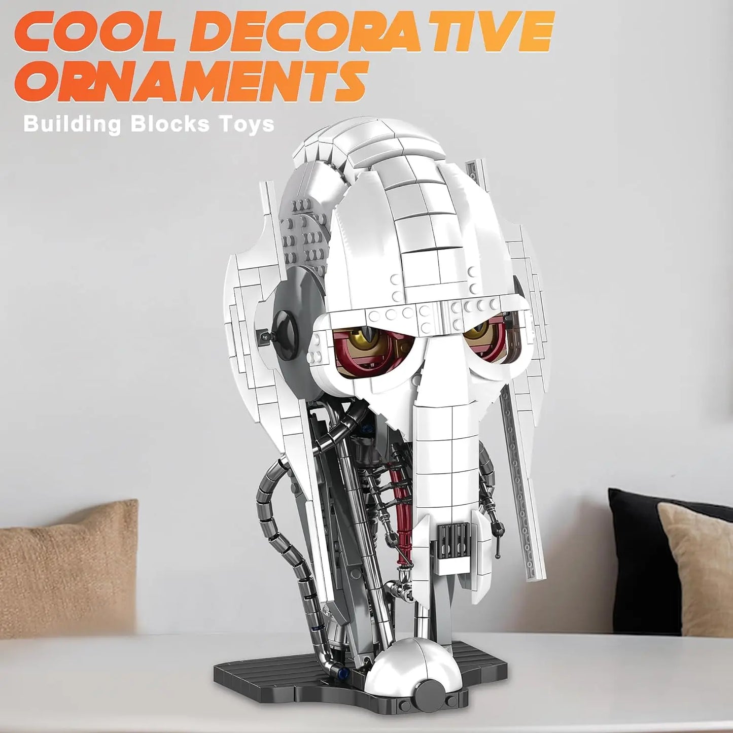 MOC 788pcs Idea General Grievous Helmet Building Blocks Bricks Model Helmet Collection Assembling Toys for Children Adults Gift