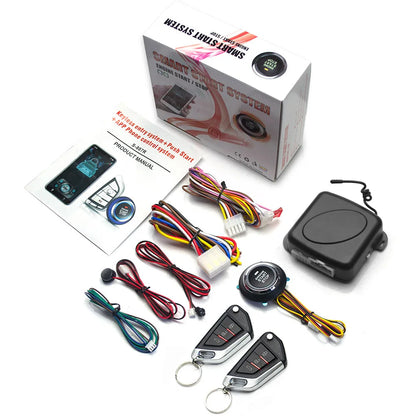 Remote Starter and Car Alarm Smart App Remote Start Stop System for Cars Engine Push Start System with Auto Ignition Button