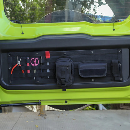 Car Tailgate Storage Bag Organizer Tool Kit Pocket for Suzuki Jimny JB64 JB74 2019-2024 Stowing Tidying Interior Accessories