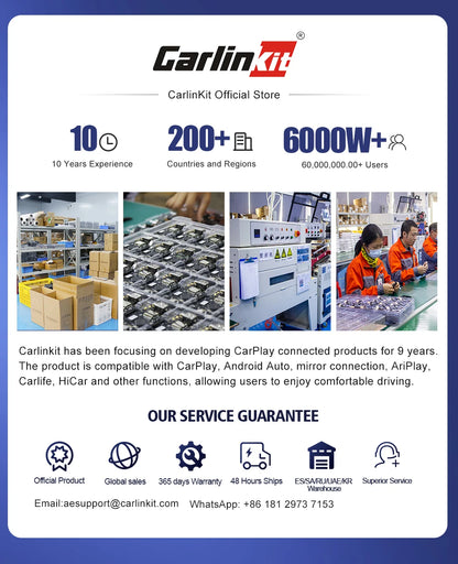 2026 New CarlinKit Android 13 CarPlay AI Box HDMI Wireless CarPlay Android Auto TV Video Box Qualcomm SDM660 8-Core Split Screen