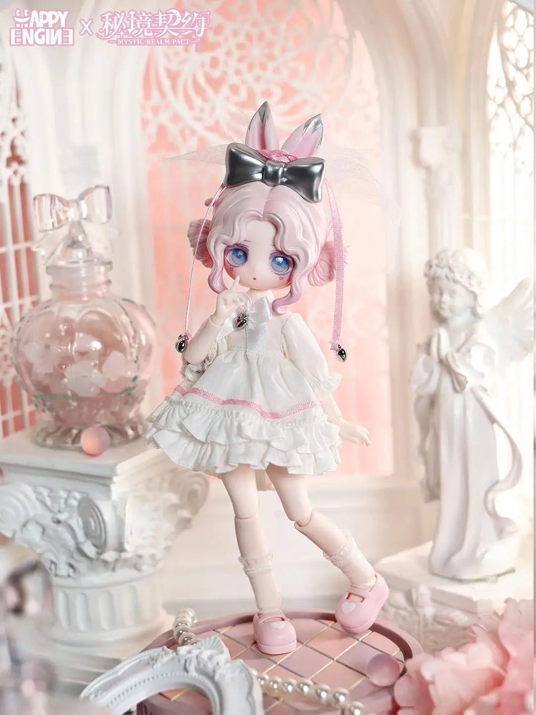Genuine The Luluelf Story Mystic Realm Pact Series 1/8 Action Figure Bjd Blind Box Limited Hang Card Doll Model Collect Toy Gift