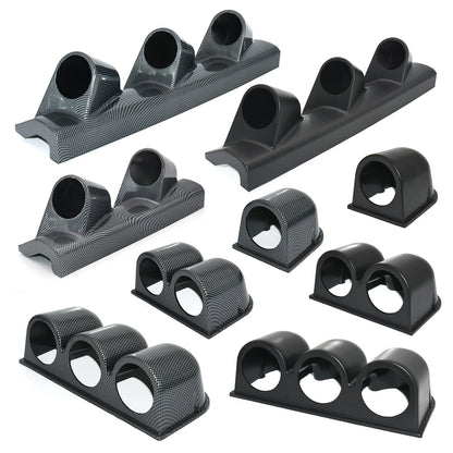 52MM Car Gauge Pod Black Single & Dual & Triple Hole Gauge Holder Racing Car Left Right Drive Bracket for 2 inch Meter Universal