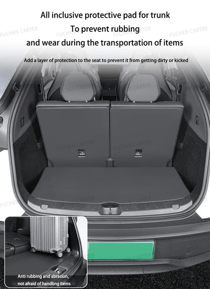 For Tesla NEW ModelYL2026 Leather Front Rear Door Sill Protector Threshold Strip Anti-kick Guard Panel Waterproof Pad Accessorie