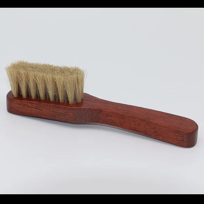Soft Bristle Horse Hair Shoe Brush for Polishing Shoe Oil Cleaning Brush for Leather Shoes Cleaning Tools
