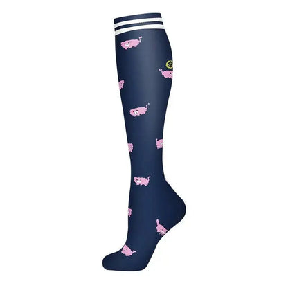 New Compression Socks Varicose Vein Nurse Sports Running Calf Pressure Stockings Protect Bare Feet Support Gradient Pressure