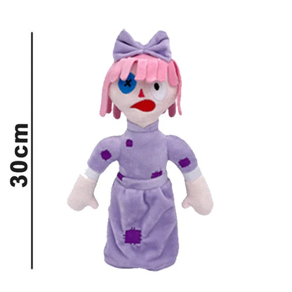 New The Amazing Digital Circus Pomni Jax Plush Toy Anime Cute Theater Rabbit Doll StuffedCartoon Clown Christmas Kids Gifts