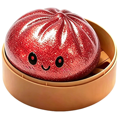 2026Glitter Dumpling Glitter Dumpling Squishy with Box Dumplings Sensory Squeeze Toy for Stress Relief