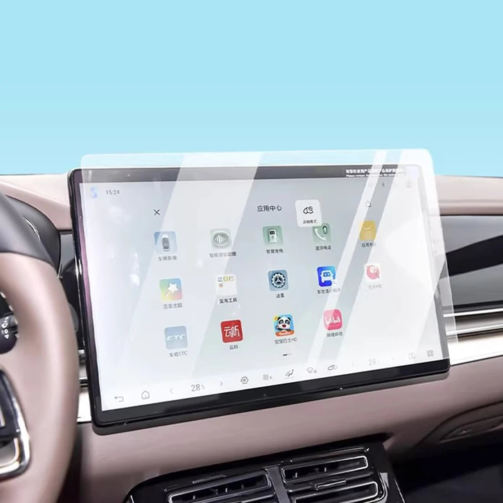 For BYD SEALION 7 EV 2024 Pre-cut Transparent TPU Anti-Scratch Protection Film Central Control Navigation Screen Interior Cover