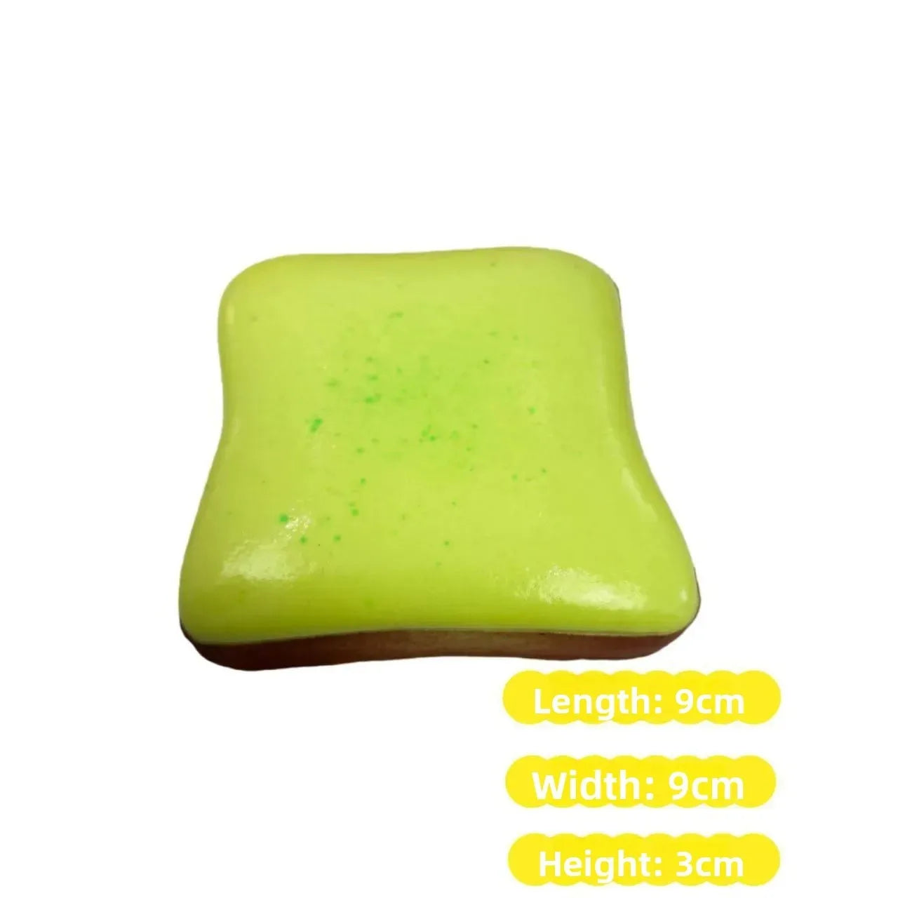Dumpling Squishy Bread Squeeze Fidget Toy Soft Simulated Toast Stress Relief Decompression Slow Rebound Sensory Toy for Adults