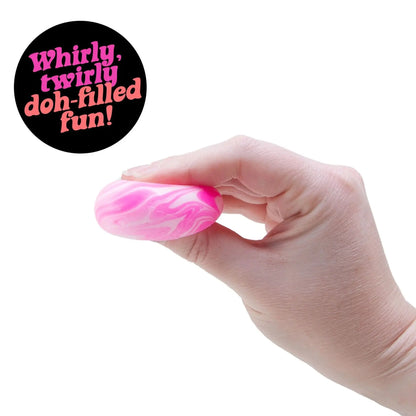 Hot 4Pcs Swirl NeeDoh Teenie Stress Balls Ultra Squishy Moldable Sensory Fidget Toy Blind Box Anti-Stress Relief for  Adults