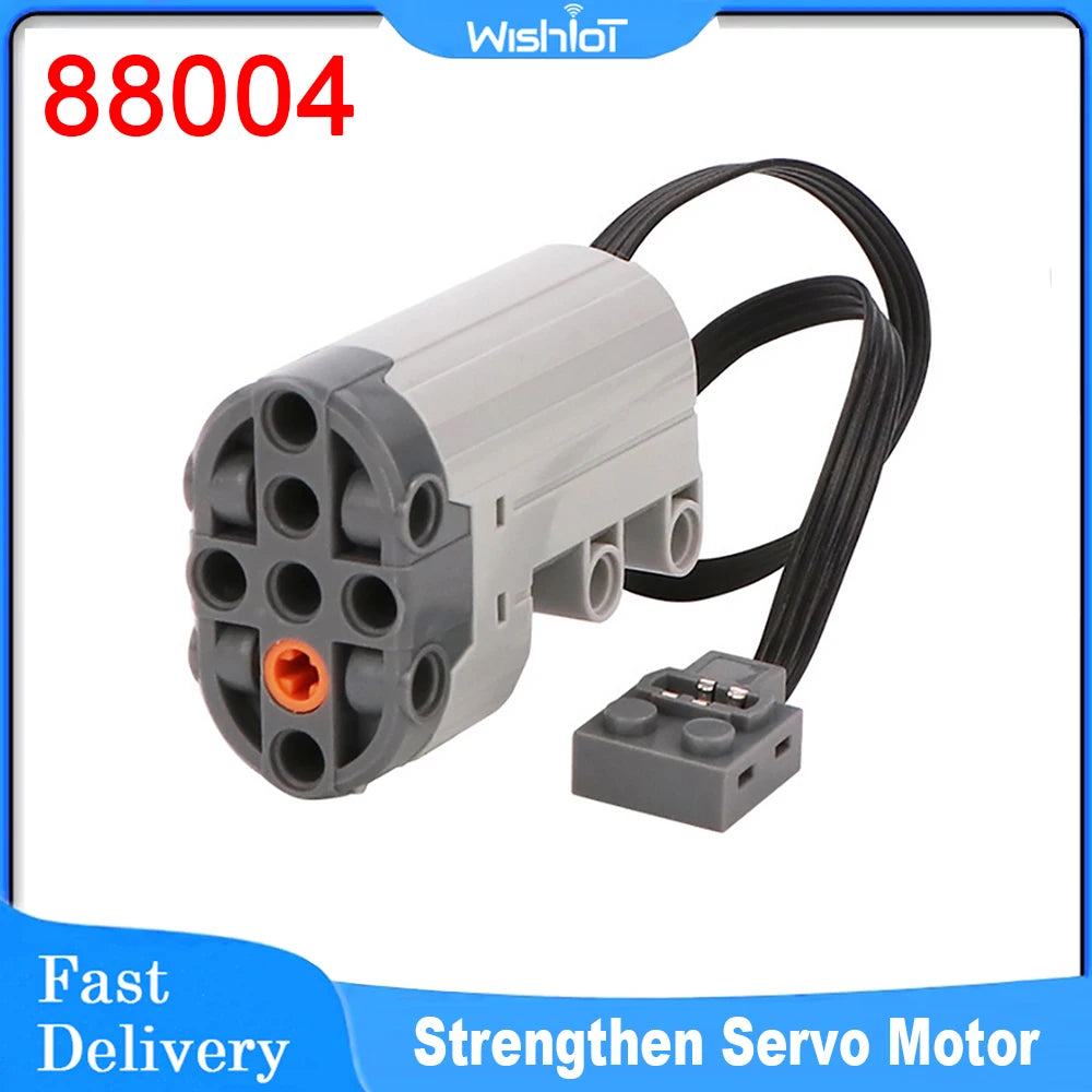 88004 Servo Steering Motor MOC Building Block Bricks Power Up Compatible with Legoeds Technical Parts Assembled Car Toys