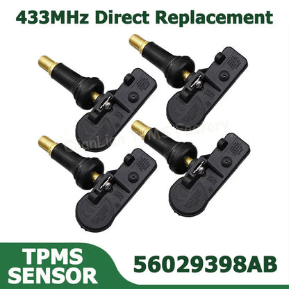 433HMz 56029398AB Tyre TPMS Sensor For Jeep Wrangler Unlimited 2006-2019 Car Tire Pressure Monitoring System Parts Accessories