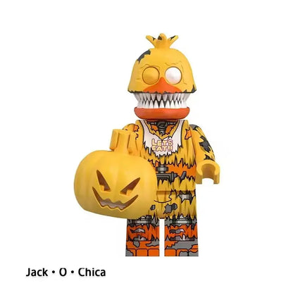 NEW FNAF Nights Game Figure Mini Figures Building BlocksSkeleton Thriller Toys gift kids toys mould king