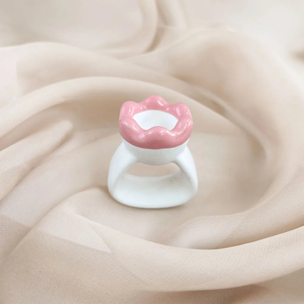 Massage Gua Sha Plate Ceramic Guasha Massage Board Ring Shape Skin Tightening Compact Ergonomic for Face Head Shoulder Knee