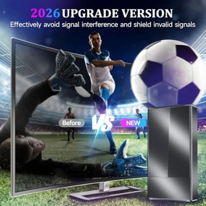 2026 Strongest TV Antenna Indoor, Ultra-Long Miles Outdoor Long Ranges, Digital Antenna for Smart TV, Best Amplifier Signal Boo