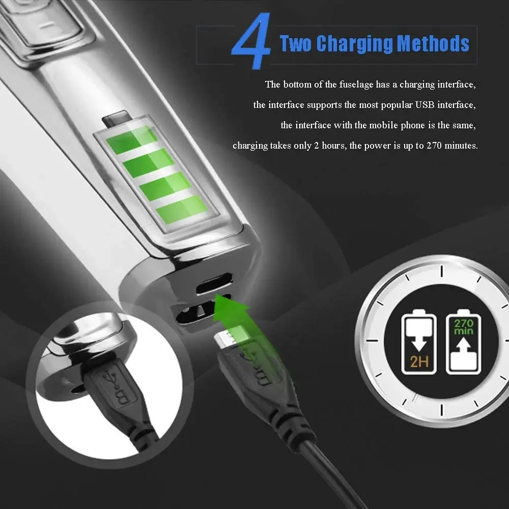 Kemei Hair Clipper KM-5027 Or Blade Trimmer for Men Adjustable Speed LED Digital Hair Clipper Carving Clippers Electric Razor