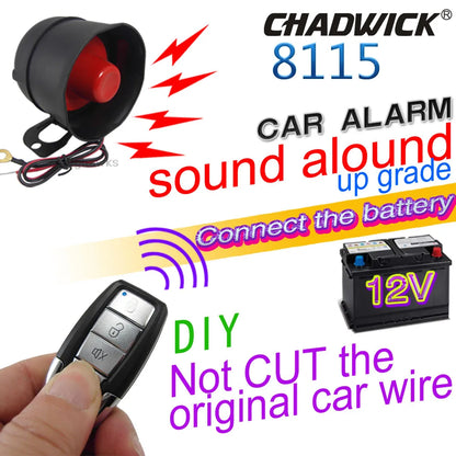 Universal  Car Alarm Devices One Way Car Alarm Device Vibration Alarm System For Car Motorcycle Truck Bus