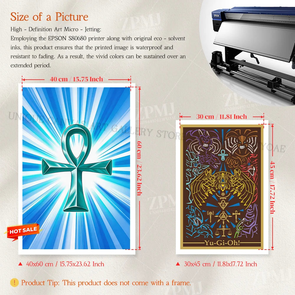 Yu-Gi-Oh! Canvas Pictures Painting Anime Figures Home Decoration Prints Poster For Living Room Frameless Wall Artwork Mural