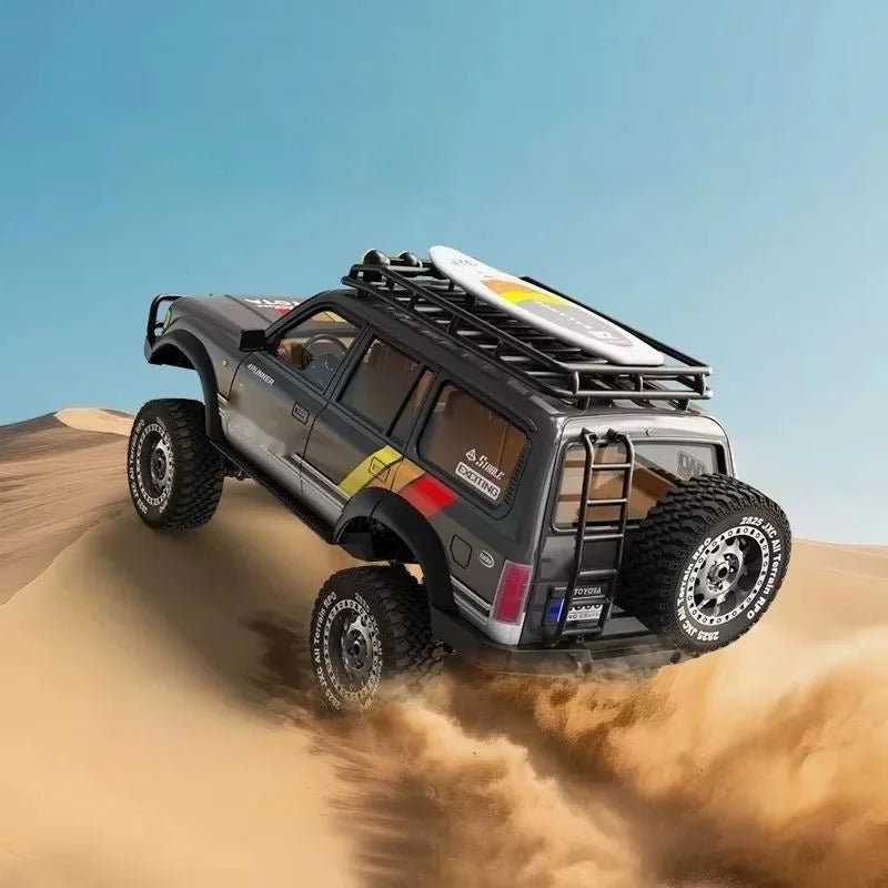 JXC 1/12 Full Scale Lc80 Rc Crawler Cruiser Remote Control Off Road Climbing Car With Light System For Hobby Users