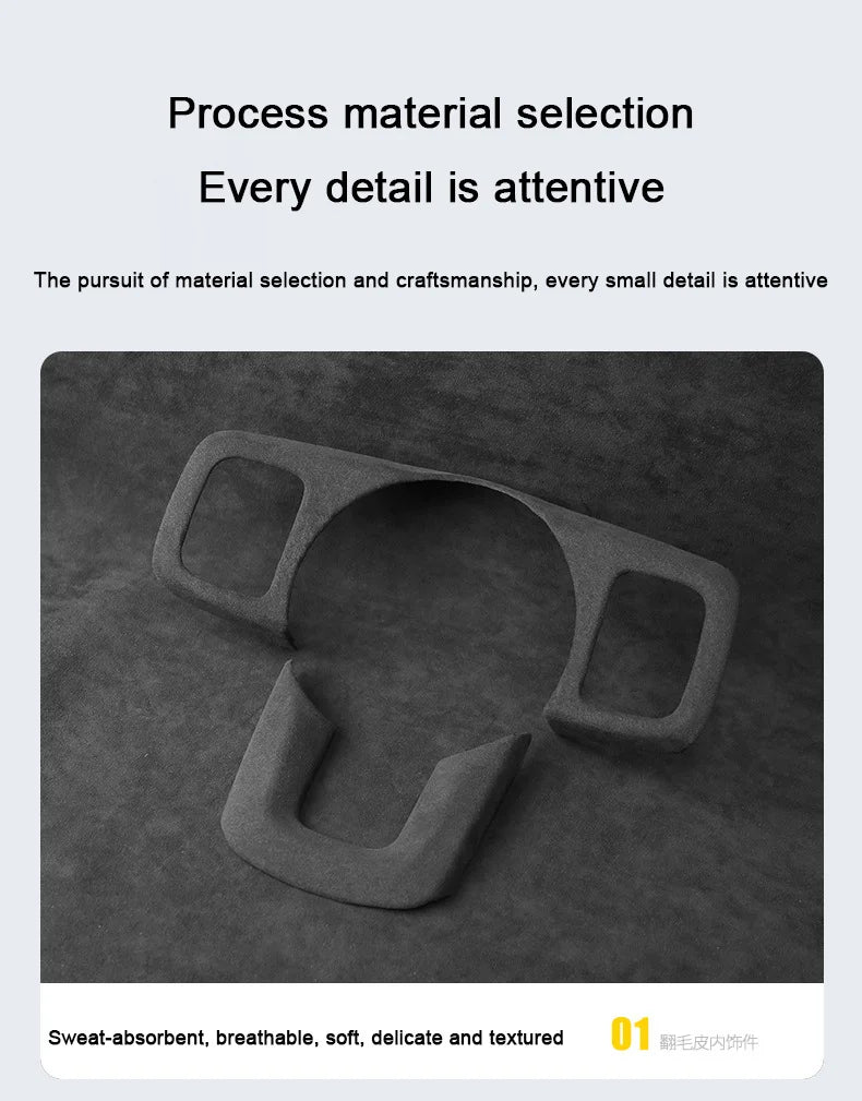 TOP Suede Car Interior Panel Trim Decoration For Great Wall WEY Tank 300 2021 2022 2023 Gear Shift Cover Modification Accessory