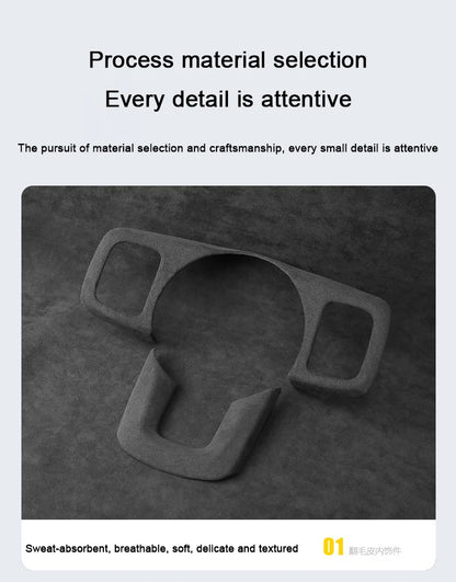 TOP Suede Car Interior Panel Trim Decoration For Great Wall WEY Tank 300 2021 2022 2023 Gear Shift Cover Modification Accessory