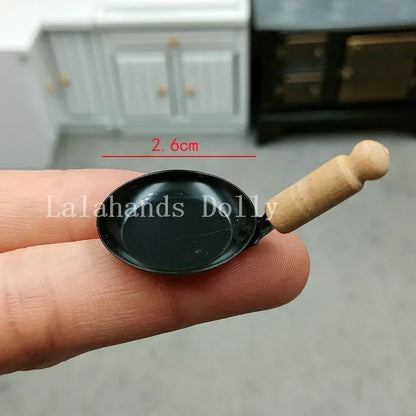 Dollhouse Miniature Kids Furniture Items Mini Alloy Hearth/Gas burner/Pan/Pot Set Kitchen Toys Kitchen Furniture Accessories