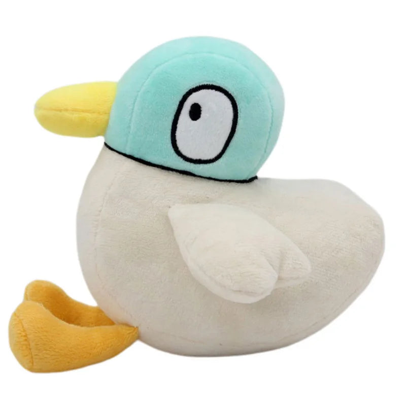 Kawaii Cute Sarah and Duck Plush Doll Anime Soft Stuffed Animal Plushie Toy Room Decor for Kids Boy Brithday Christmas Gift