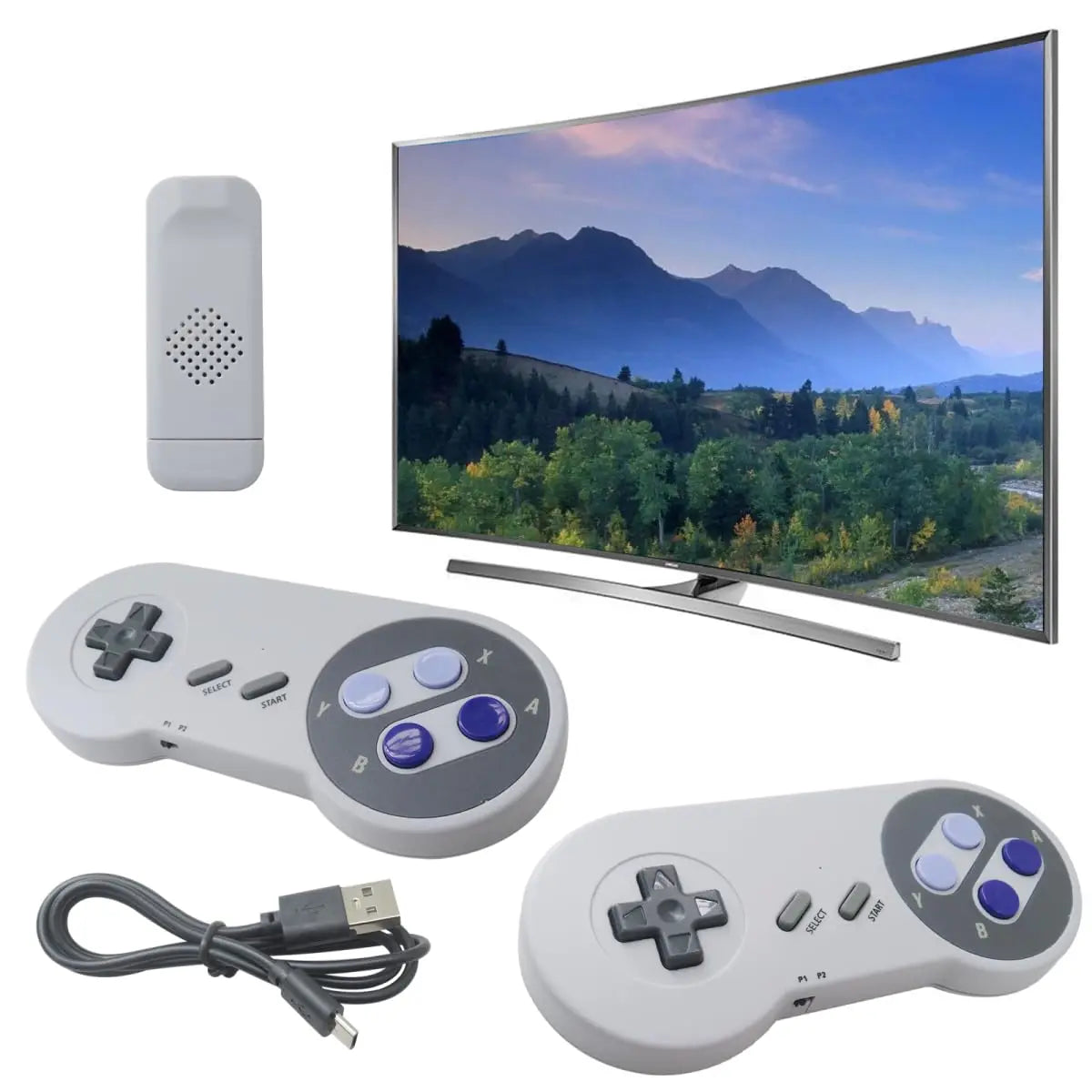 SF900 Mini Video Game Console 2.4G Dual Wireless Console Game Stick 5000 Classical Games TV Game Sticks Game Gifts