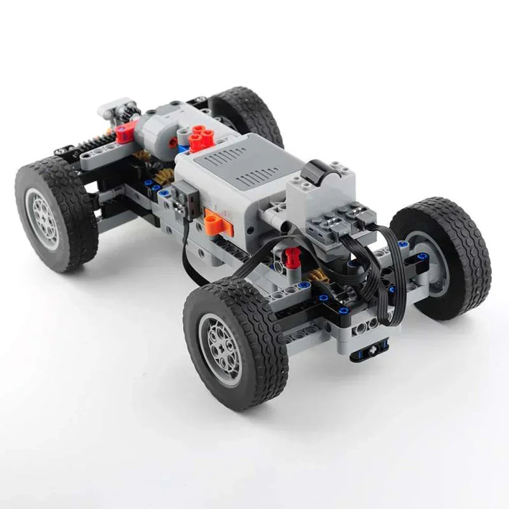 Four-wheel Drive Vehicle Chassis Technology Building Blocks Boys Compatible RC Motor Assembly Car Puzzle MOC Bricks Toys Gifts