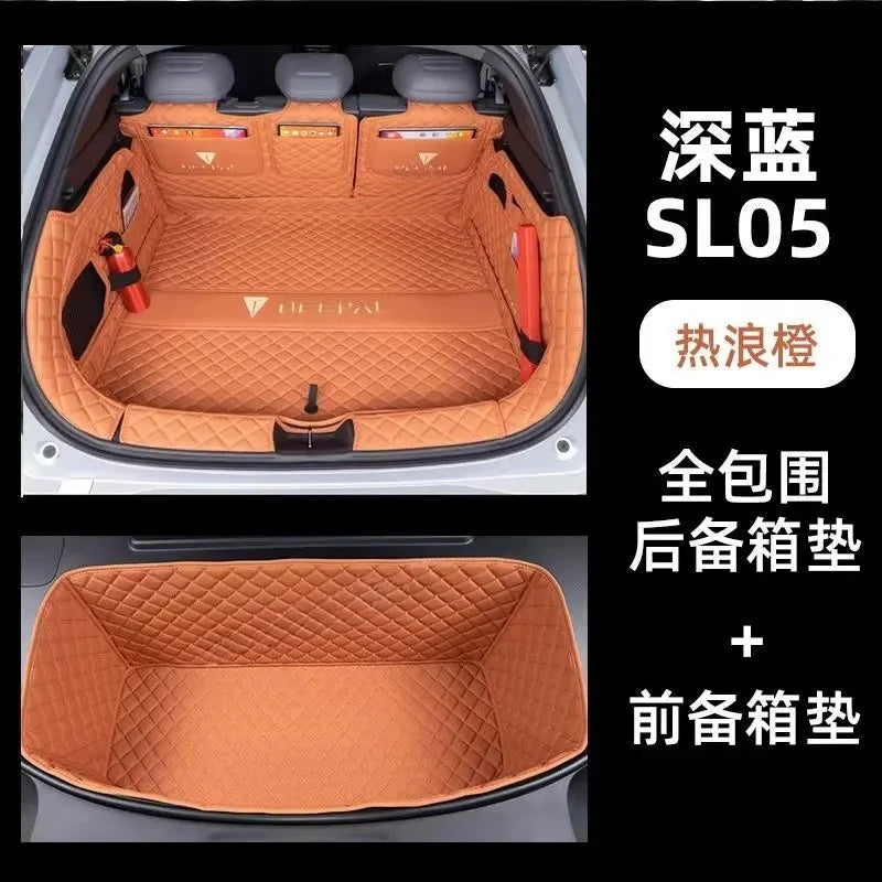 Car Trunk Mats For Changan Deepal S05 2025 2026 Pad Cargo Liner Waterproof Interior Tool Decorative Accessories