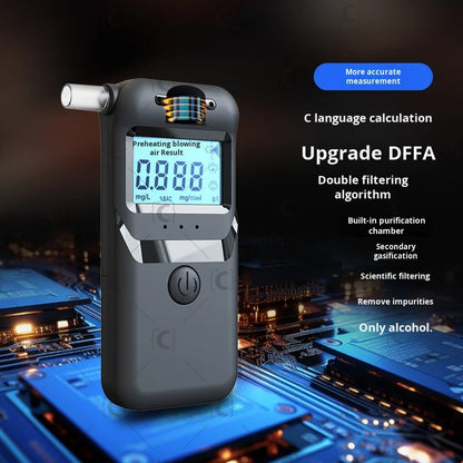 High Precision Portable Breathalyzer Alcohol Tester with Voice Prompt And Light Indicator Non-Contact Breath Analyzer for Drunk