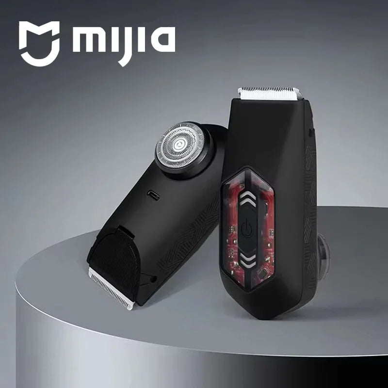 Mijia New Portable Mini Light Waterproof Electric Zao Shaver USB Rechargeable Wet Dry Painless Face Beard