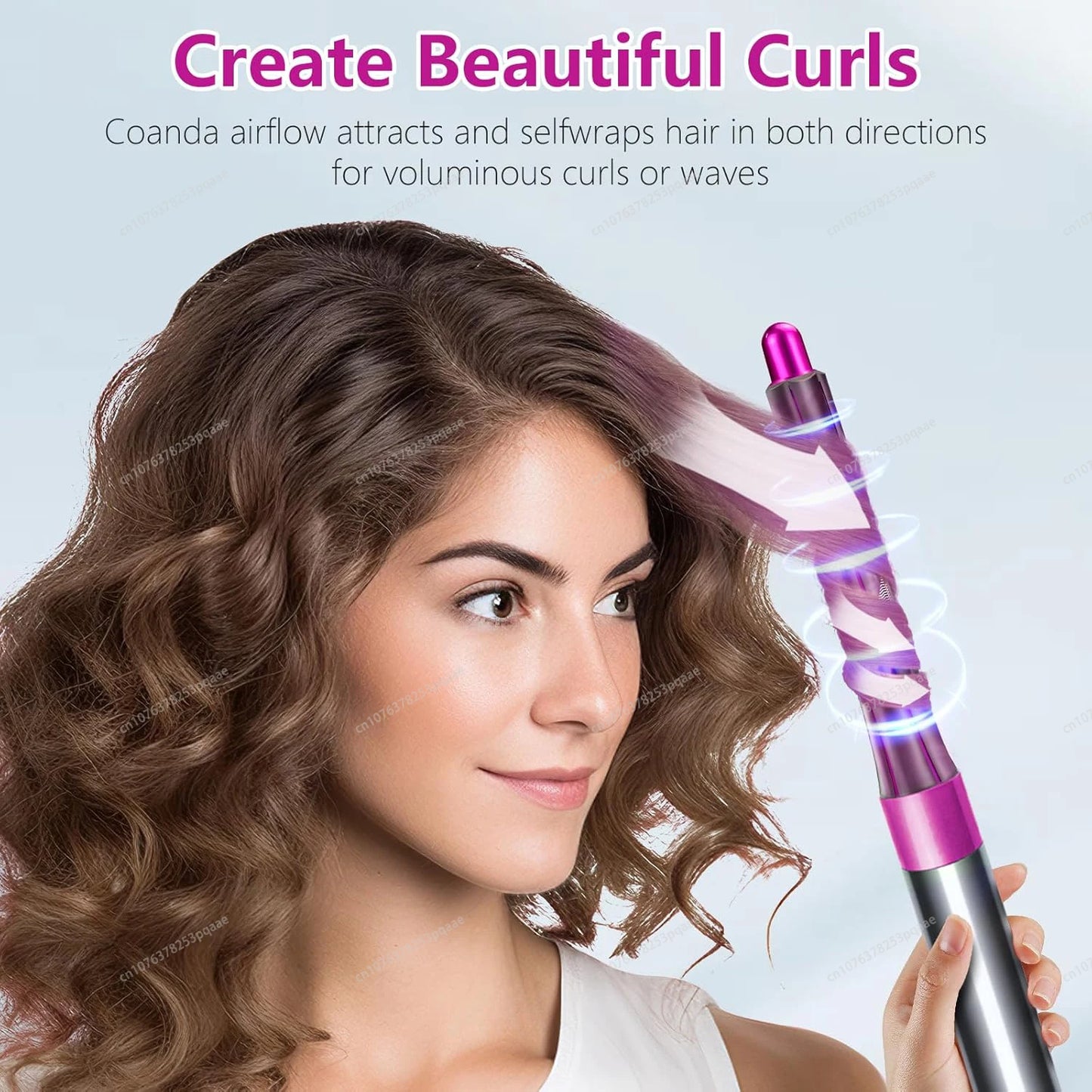 Auto Hair Dryer Curling Attachment 20/30mm Curling Nozzle For Dyson Airwrap&HairDryer Attachment Styling Nozzles For Dyson HD08