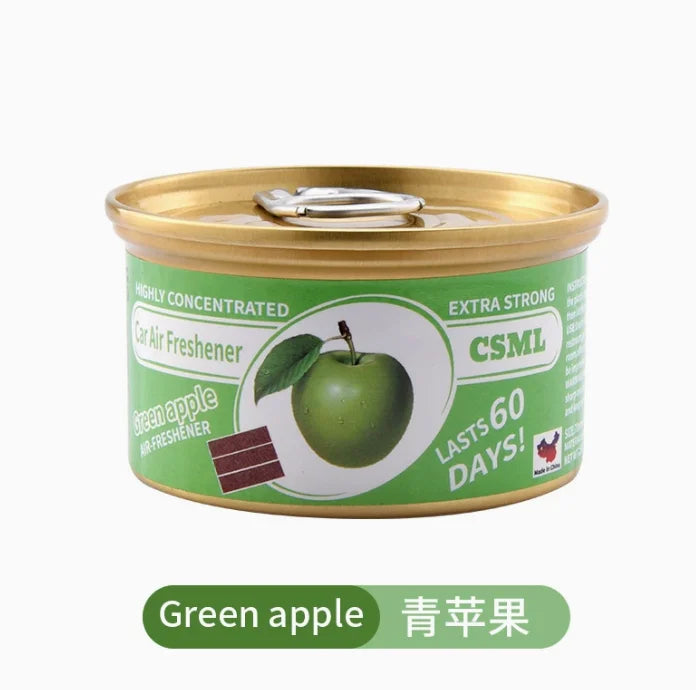 Car Air Fresheners: lemon Scent | Organic Cans | Odor Eliminator Essential | Long-Lasting | Strong Fragrance | For Home Closet