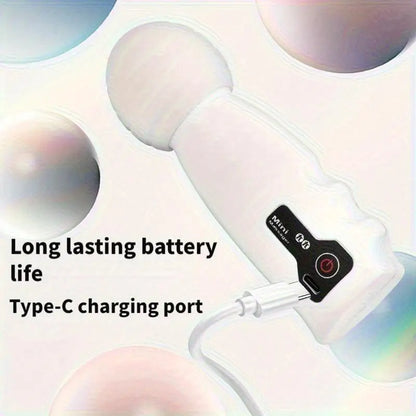 Portable Mini Electric Massager, USB Rechargeable with 4 Speed Settings, Versatile for Body, Back, Neck, Legs, and Waist Massage