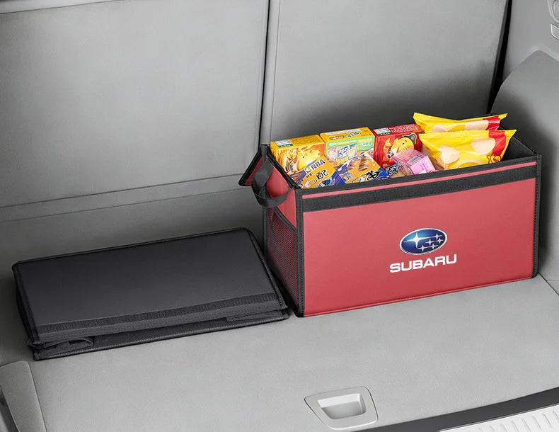 Car Trunk Foldable Storage Box Large-Capacity Stowing Tidying Bag For Subaru Ascent BRZ Forester Impreza Legacy Outback WRX VX