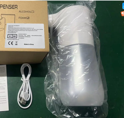 HOMEFISH Smart Sensor Automatic Soap Dispenser 350ml USB Charging Contactless Soap Foam Dispenser Hand Sanitizer Machine
