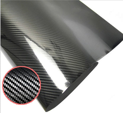 152*10/30cm Glossy 5D 6D Carbon Fiber Vinyl Wrap Car Stickers DIY Protective Film Auto Accessories Motorcycle Tablet Decal