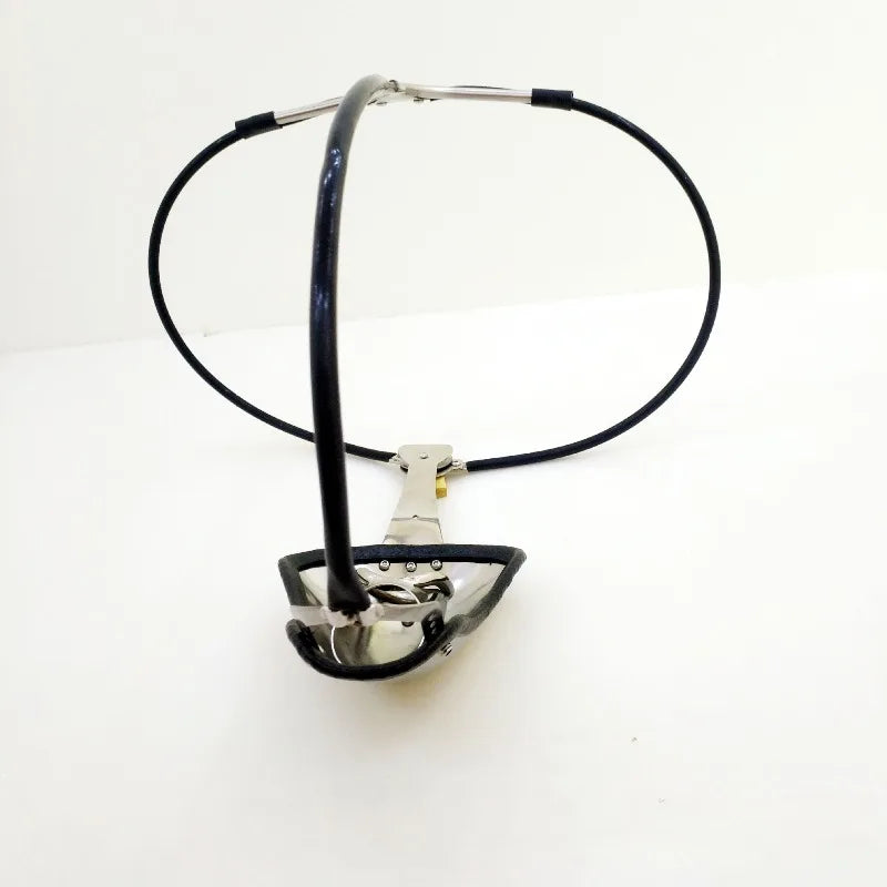 Stainless Steel Male Chastity Belt Device with Butt Open Invisible Cock Penis Cage Adjustable Waist Lock BDSM Bondage Sex Toys