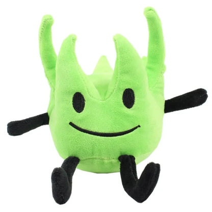 Bfdi Four Plush Doll Game Battle for Dream Island Cosplay Plushie Toy Number Flower Woody Coiny Firey Lollipop Soft Kids Gift