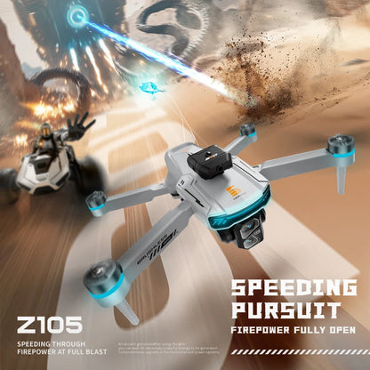 Z105 Mini Drone RC Quadcopter with Brushed Motor Brainy Flight 4.5-inch Remote Control Kid/Beginner-Friendly Toy Friendship Gift