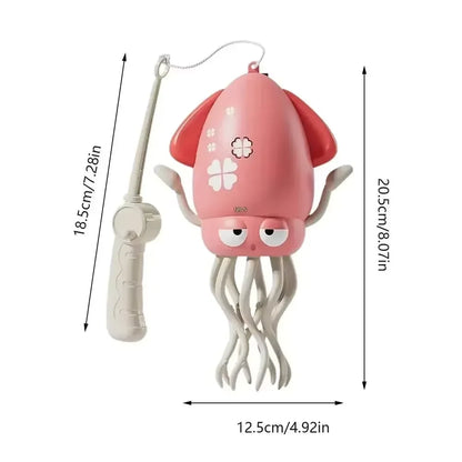 Funny Dancing Jellyfish Squid Fish Dancer Toys for Kids Automatic Obstacle Avoidance Walking Electronic Toy for Baby Children