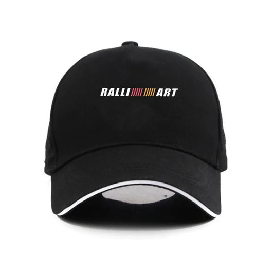 Car Hats Casual Baseball Caps Sunscreen Cotton Ventilate Hat for MITSUBISHI RALLIART Auto Accessories